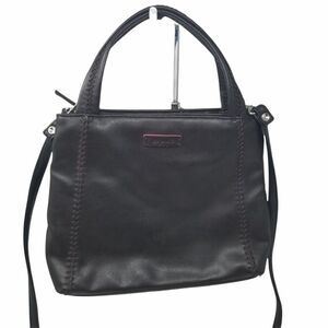 Dark Brown ESPRIT FAUX LEATHER CROSSBODY BAG